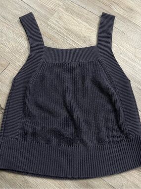 Gentle Fawn Charcoal Ribbed Knit Tank